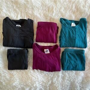 Gerber Snug Fit Viscose Pajamas, Set of 3, Teal, Gray, Purple, Toddler 18 Months